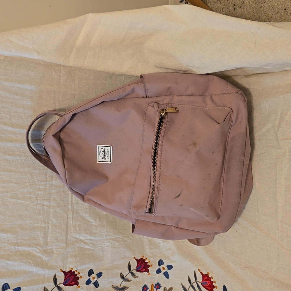 Authentic Herschel light pink back pack